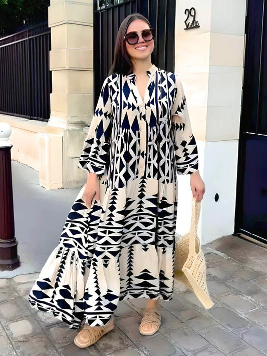 Rosalie | Koninginnen Maxi Jurk voor een Elegante Look