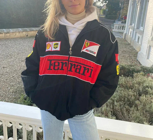 Retro Racejack Unisex - Iconische Motorsport Jas