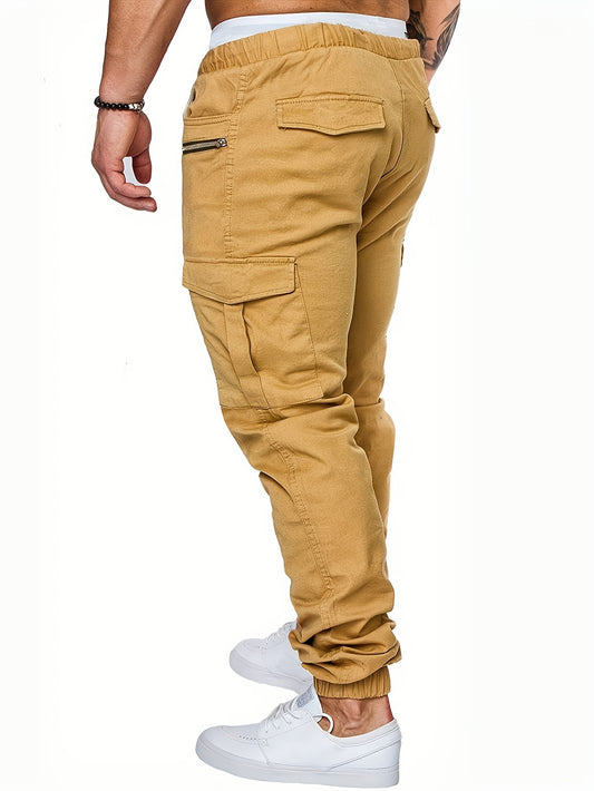 Luke | Losse Fit Joggingbroek met Flapzakken en Trekkkoord