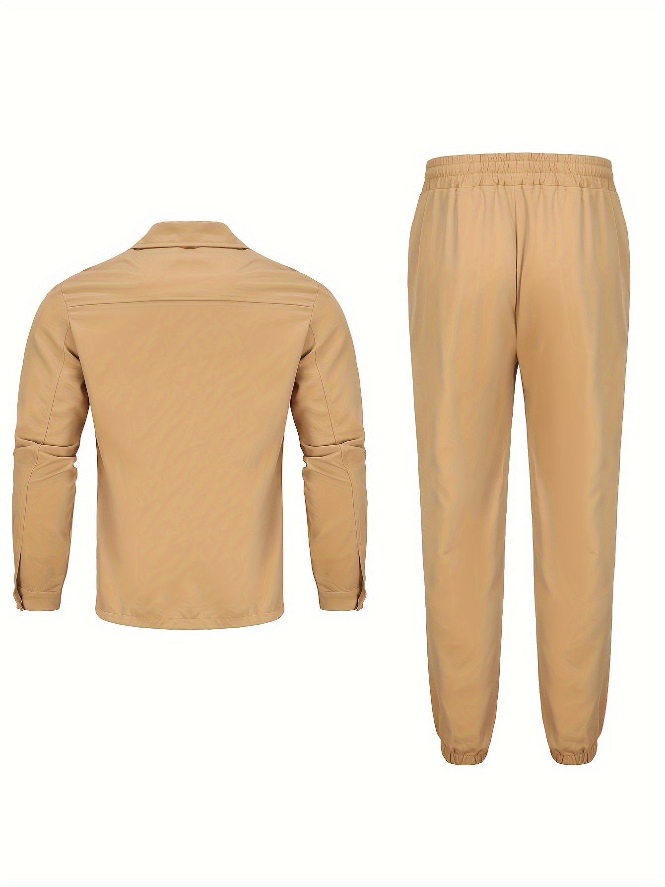 Liam | 2-Delige Outdoor Outfit met Button-Up Jacket en Drawstring Broek