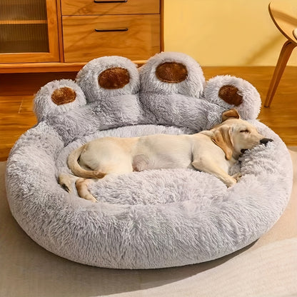 Luna | Kalmerend Pluche Hondenbed – Zacht en Wasbaar Comfort Voor Middelgrote Honden en Katten
