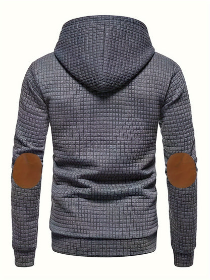 Daniel | Wafelstructuur Hoodie met Capuchon voor Herfst en Winter