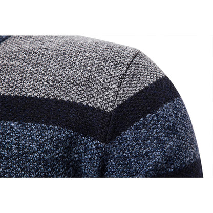 Nolan Heren Wintervest | Gestreept slimfit vest