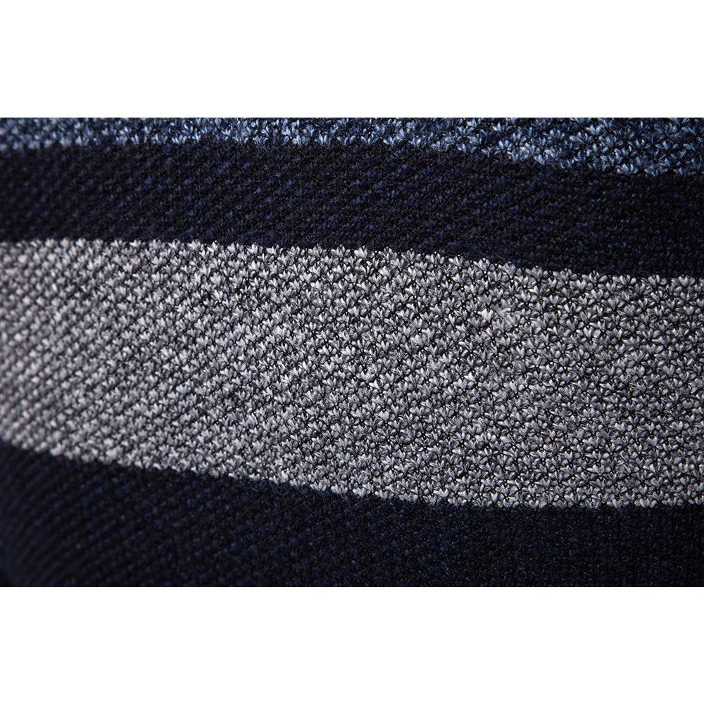 Nolan Heren Wintervest | Gestreept slimfit vest
