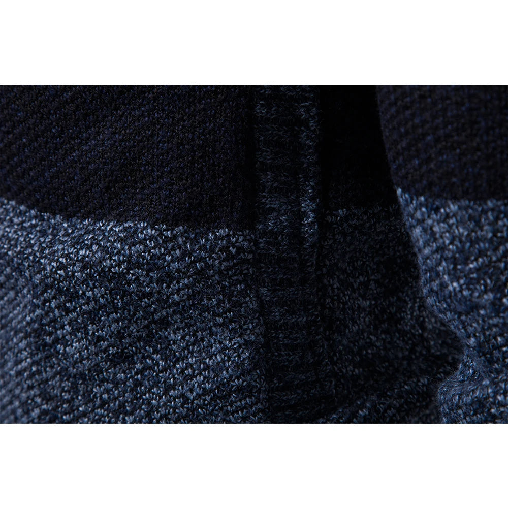 Nolan Heren Wintervest | Gestreept slimfit vest