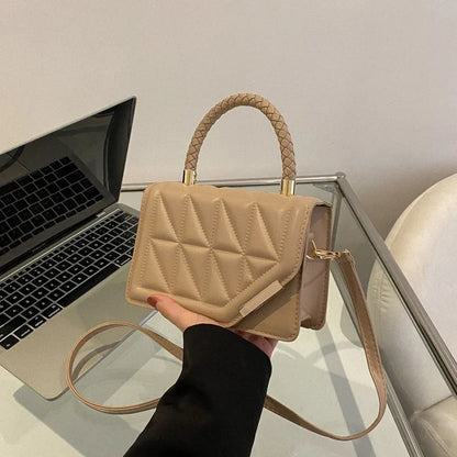 Leren crossbody bag
