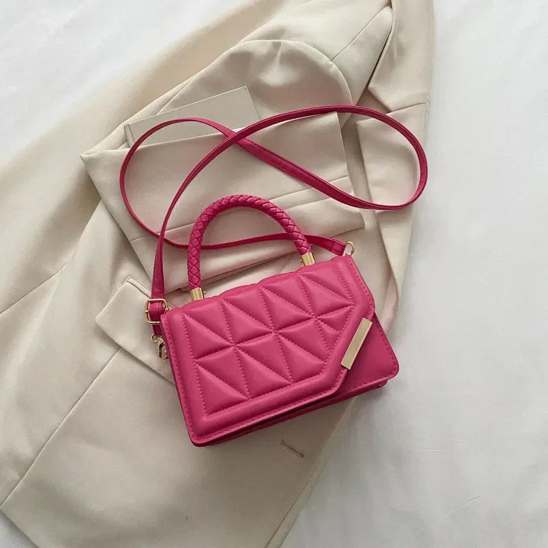 Leren crossbody bag