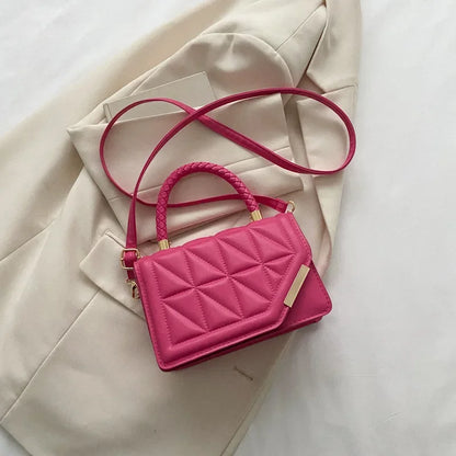 Leren crossbody bag
