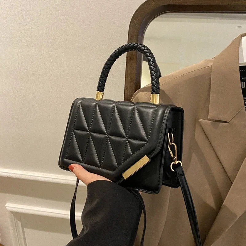 Leren crossbody bag