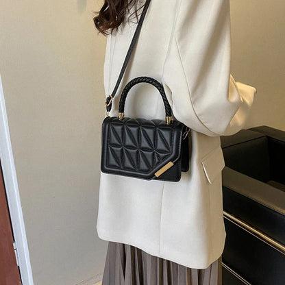 Leren crossbody bag