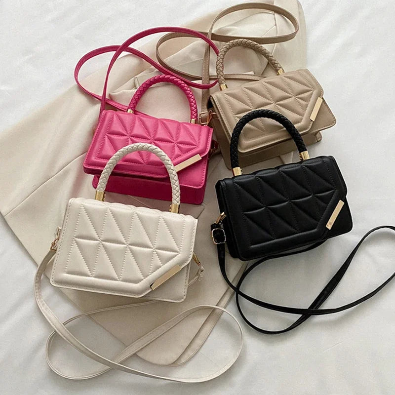 Leren crossbody bag