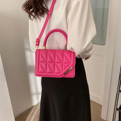 Leren crossbody bag