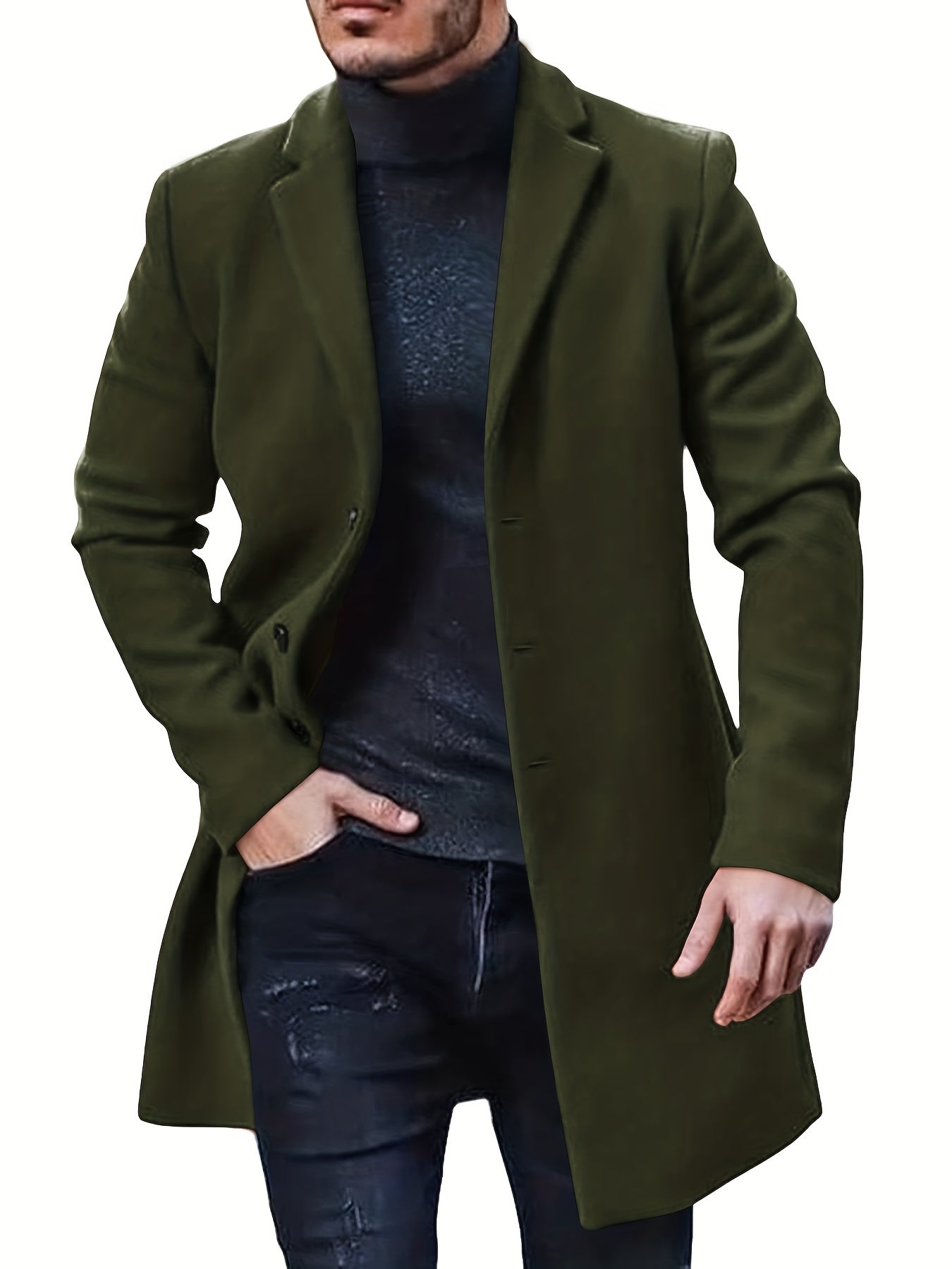 Henry | Retro Trenchcoat met Enkellaags Ontwerp voor Herfst en Winter