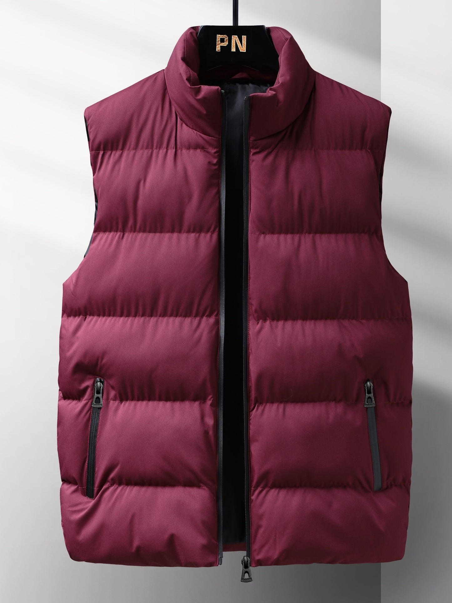 Oliver | Warm Winter Vest met Rits en Staande Kraag voor Herfst en Winter