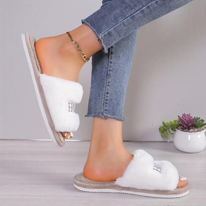 Emma | Dames Mode Pluche Thuis Slippers