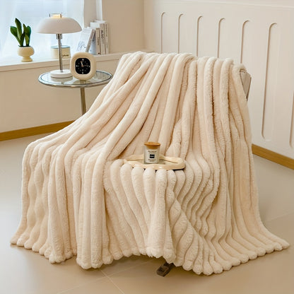 Luxury Rabbit Fur Throw Blanket | Zacht, warm en veelzijdig voor elke gelegenheid