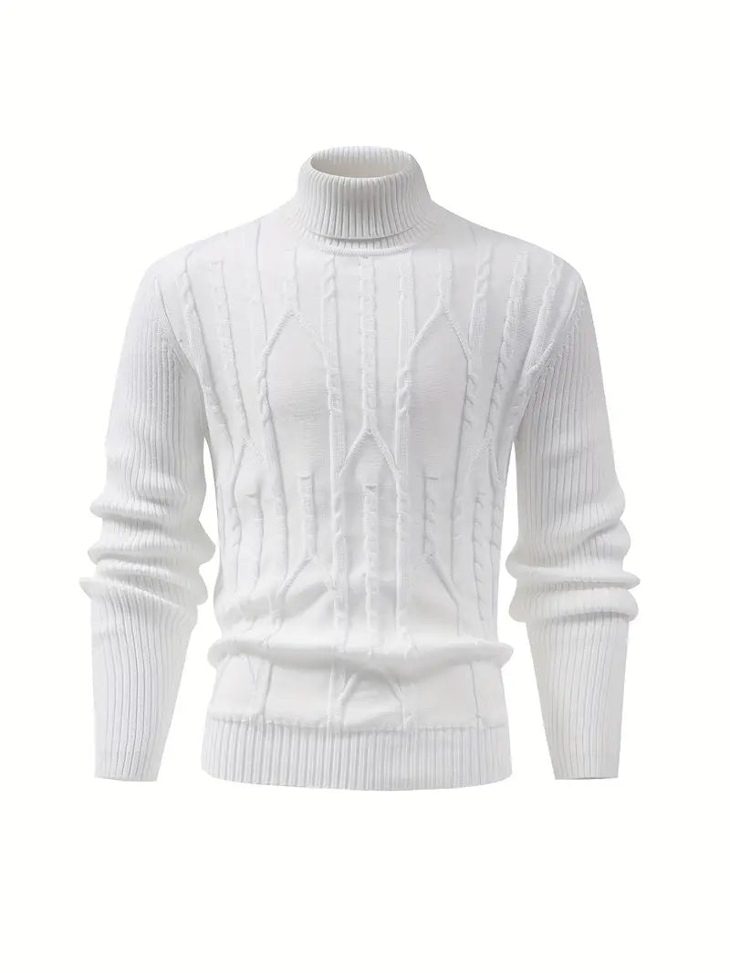 Liam | Retro Gebreide Pullover met Kap voor Herfst en Winter