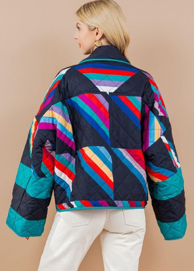 Elise | Warme Oversized Winterjas met Open Voorkant