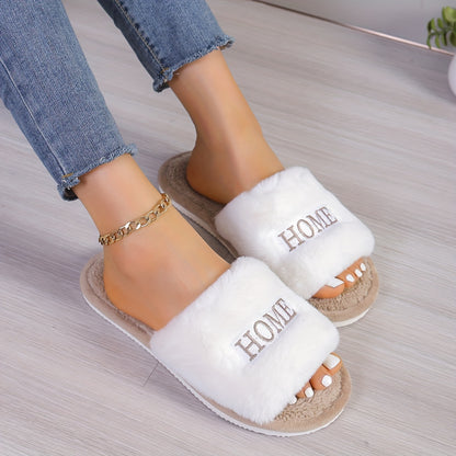 Emma | Dames Mode Pluche Thuis Slippers