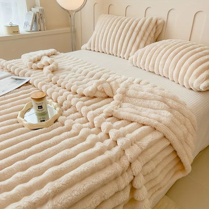 Luxury Rabbit Fur Throw Blanket | Zacht, warm en veelzijdig voor elke gelegenheid