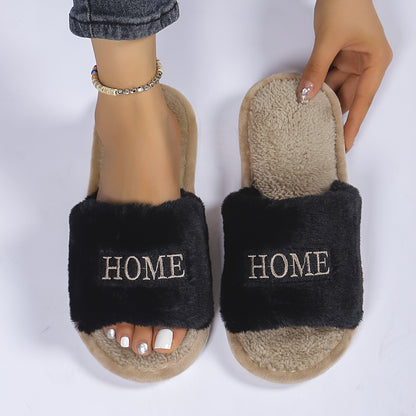 Emma | Dames Mode Pluche Thuis Slippers