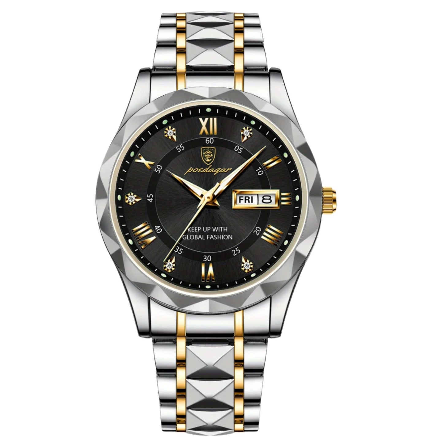 Alexander | Luxe Waterdicht Quartz Horloge met Kalender voor Heren
