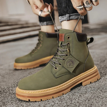 EldBoot - Heren Boots met Gewatteerde Kraag en Antislip Profielzool