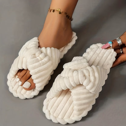 Emily | Dames Effen Kleur Thuis Slippers