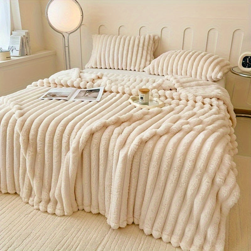 Luxury Rabbit Fur Throw Blanket | Zacht, warm en veelzijdig voor elke gelegenheid
