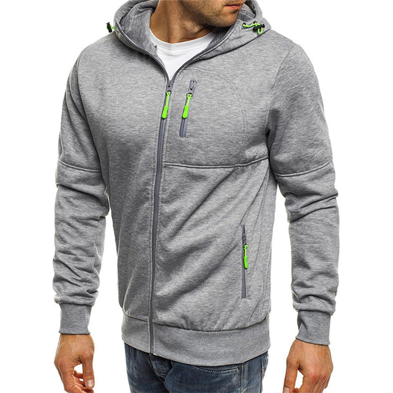 Liam | Sportieve Hoodie met Rits voor Lente en Herfst