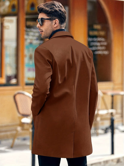 Henry | Retro Trenchcoat met Enkellaags Ontwerp voor Herfst en Winter