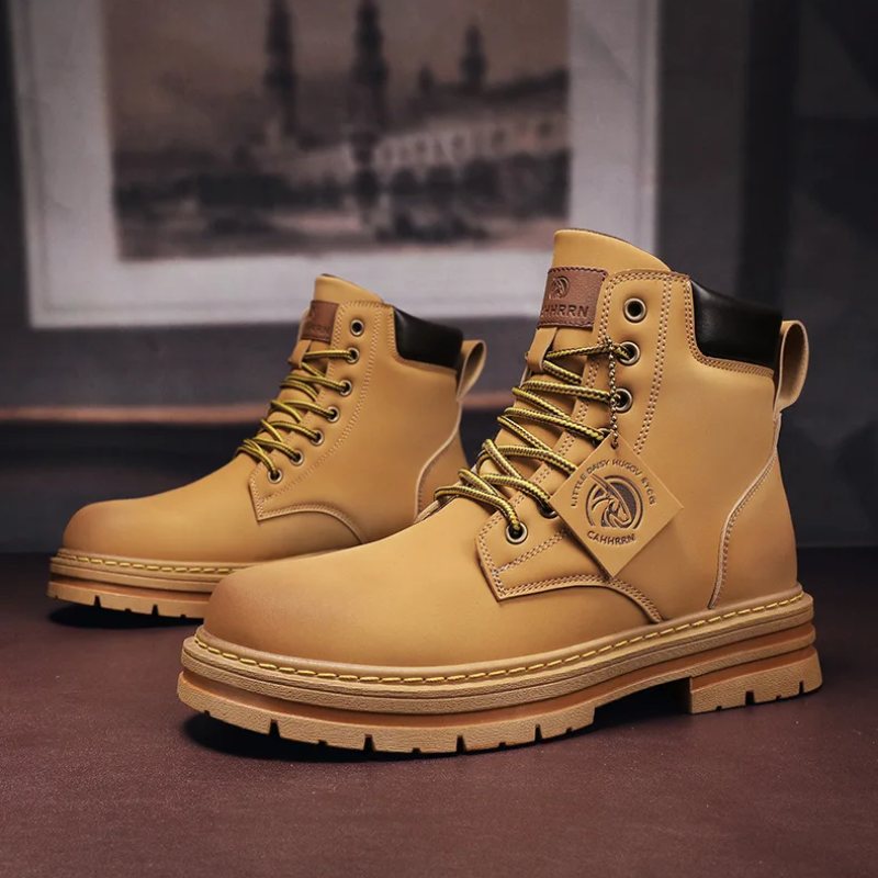 EldBoot - Heren Boots met Gewatteerde Kraag en Antislip Profielzool