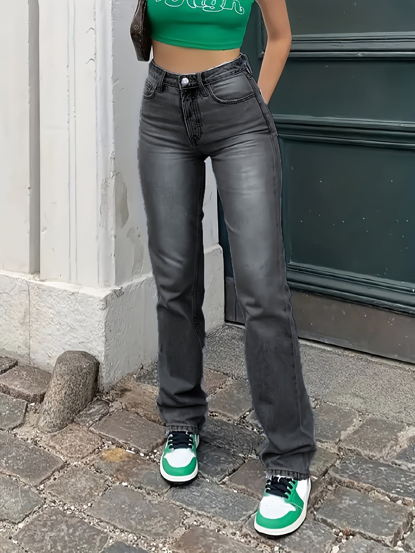 Emily | Comfortabele Hoge Taille Jeans voor Elke Dag