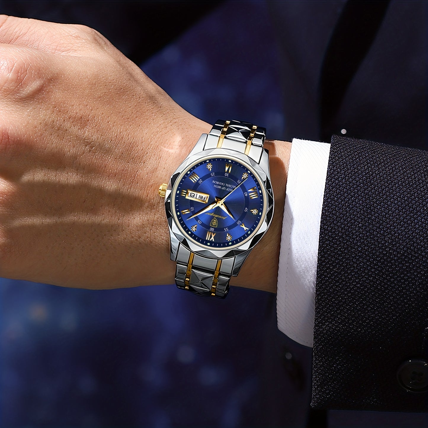 Alexander | Luxe Waterdicht Quartz Horloge met Kalender voor Heren