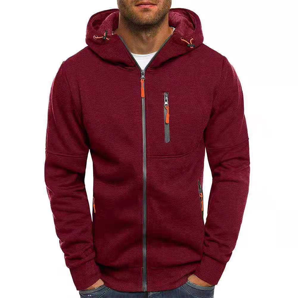 Liam | Sportieve Hoodie met Rits voor Lente en Herfst