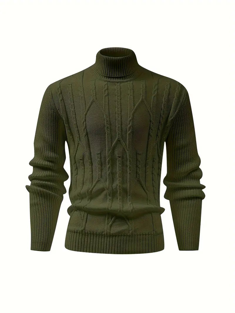 Liam | Retro Gebreide Pullover met Kap voor Herfst en Winter