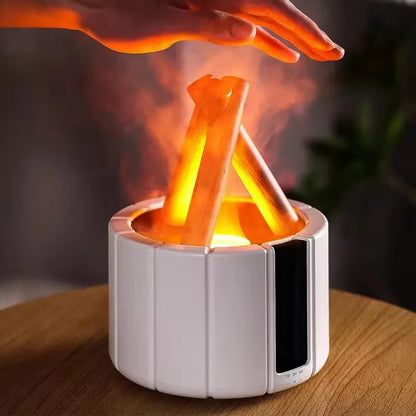 ZenFlame | kalmerende Vlam Diffuser met LED Verlichting