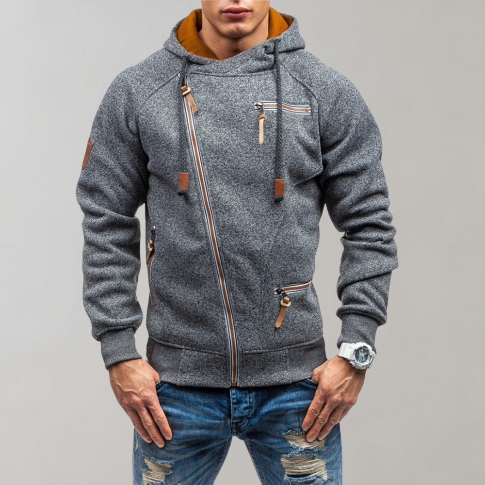 Liam | Comfortabele Hoodie met Stijlvolle Rits