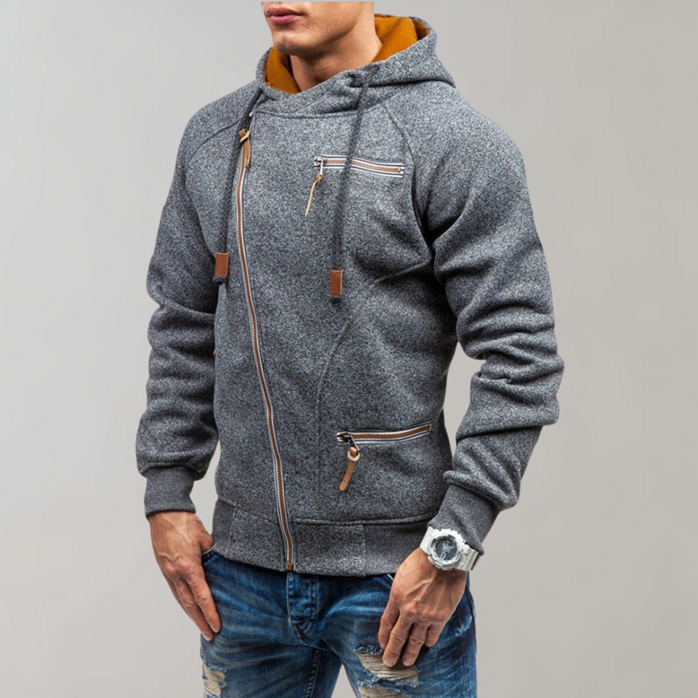 Liam | Comfortabele Hoodie met Stijlvolle Rits