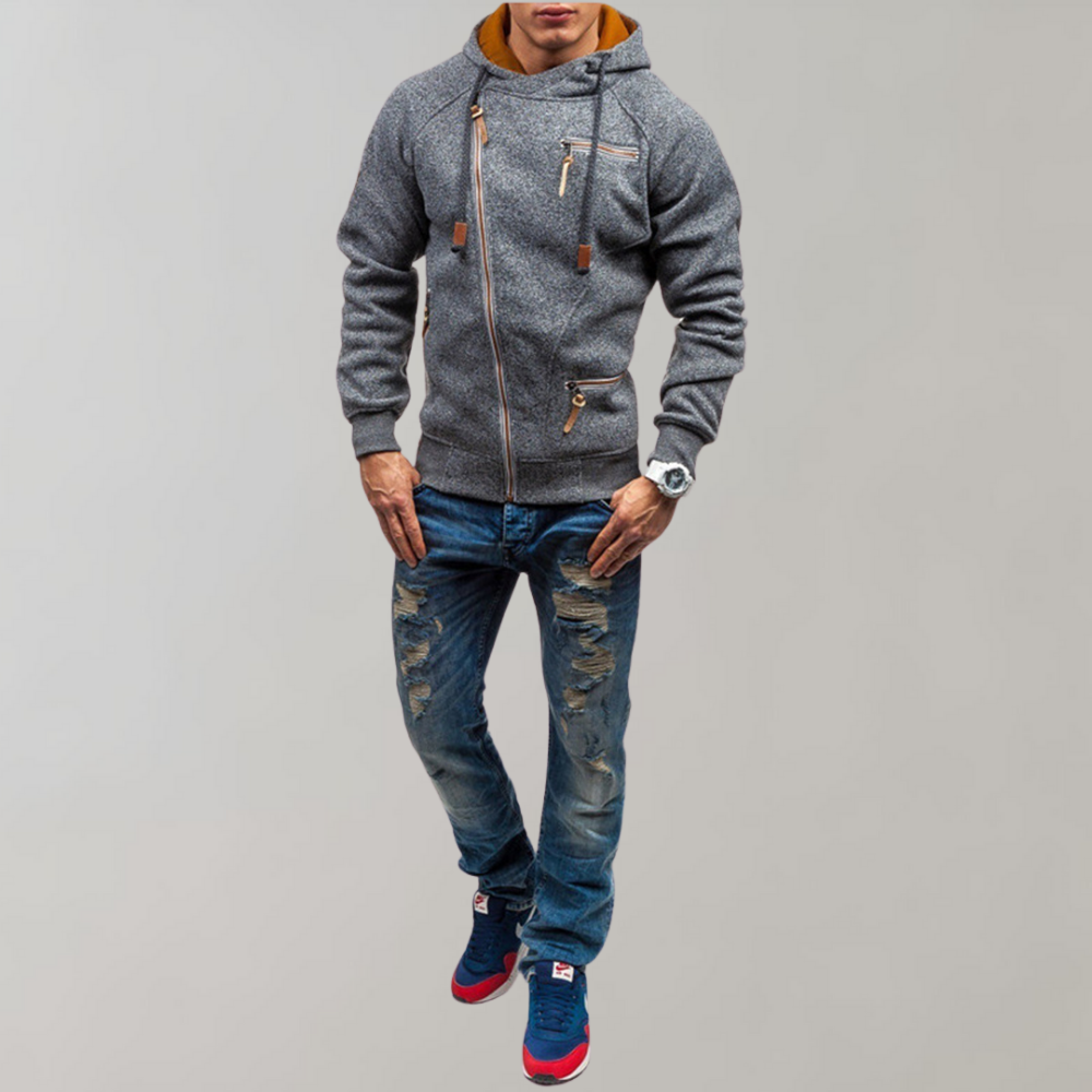Liam | Comfortabele Hoodie met Stijlvolle Rits