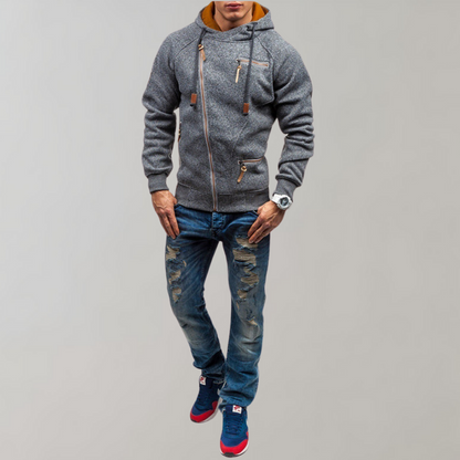 Liam | Comfortabele Hoodie met Stijlvolle Rits