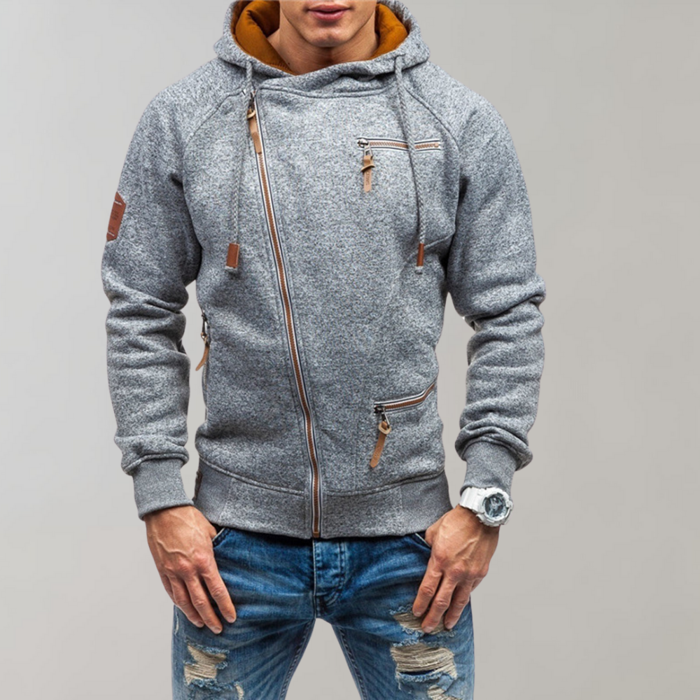 Liam | Comfortabele Hoodie met Stijlvolle Rits