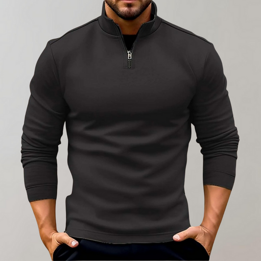 Lars | Warme Herfst/Winter Trui met Opstaande Kraag voor Stijl en Comfort