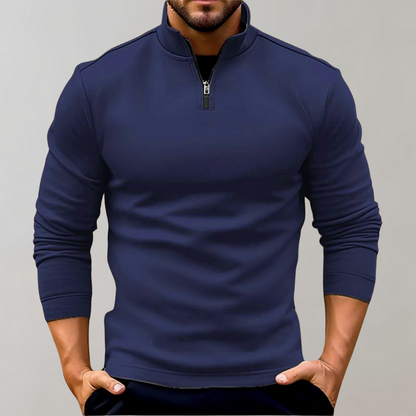 Lars | Warme Herfst/Winter Trui met Opstaande Kraag voor Stijl en Comfort