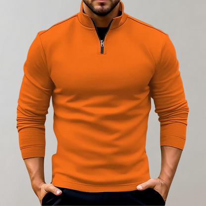 Lars | Warme Herfst/Winter Trui met Opstaande Kraag voor Stijl en Comfort