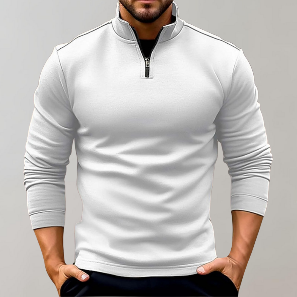 Lars | Warme Herfst/Winter Trui met Opstaande Kraag voor Stijl en Comfort