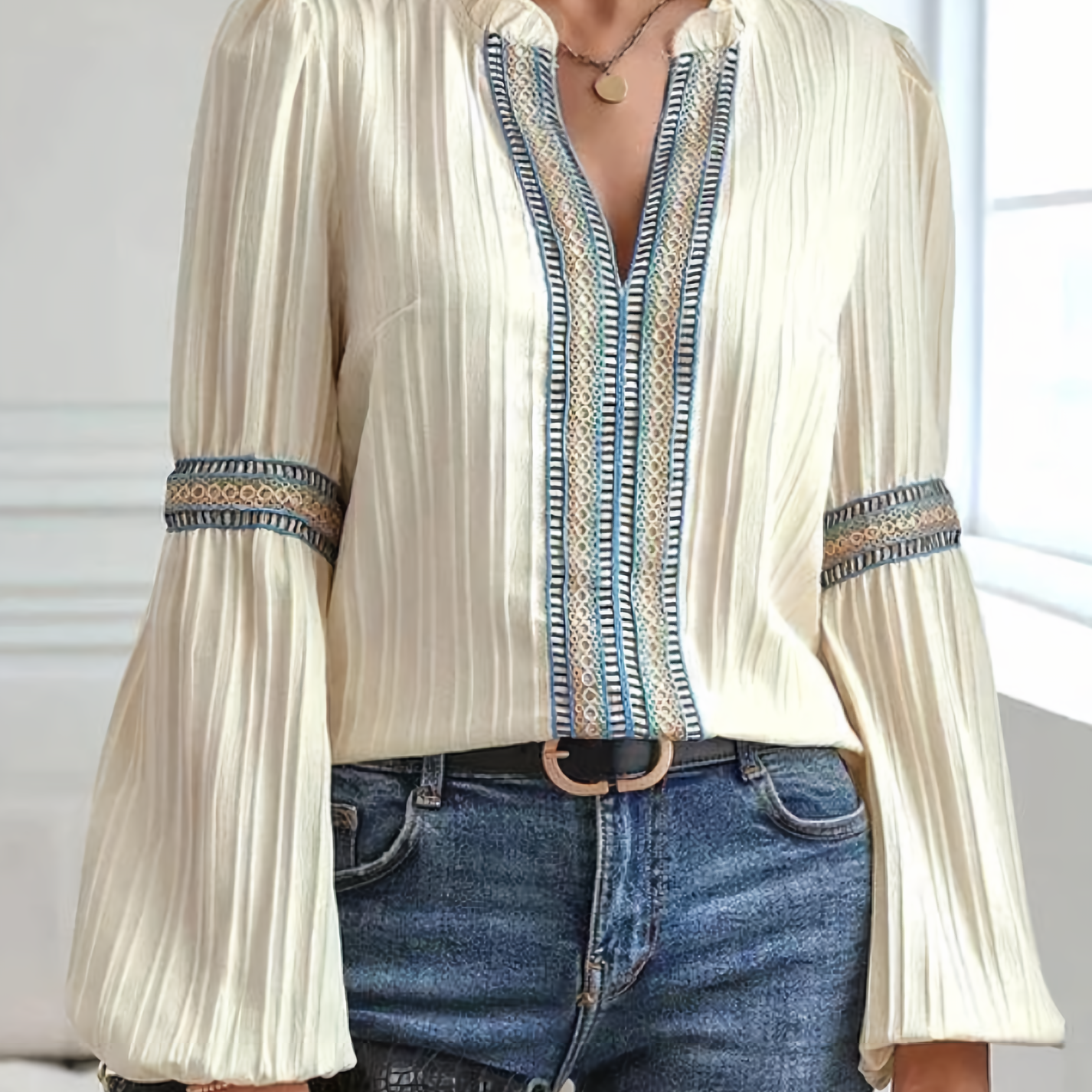 Sam  -  Kanten blouse
