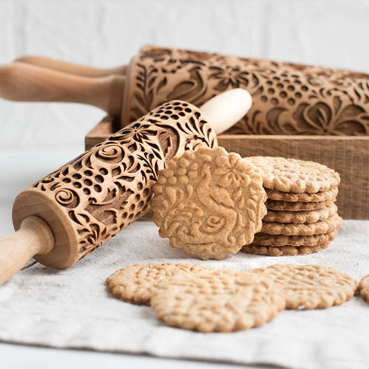 Christmas Cookie Roller | Maak Perfecte Koekjes met Prachtige Gravures