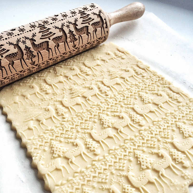 Christmas Cookie Roller | Maak Perfecte Koekjes met Prachtige Gravures