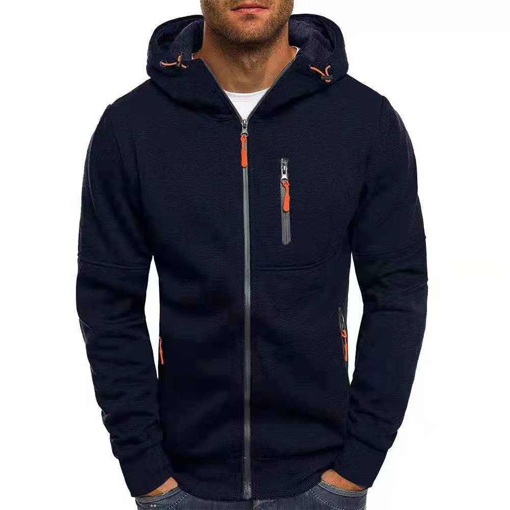 Liam | Sportieve Hoodie met Rits voor Lente en Herfst